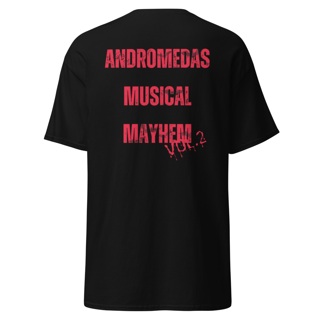 ANDROMEDAS MUSICAL MAYHEM SHIRT